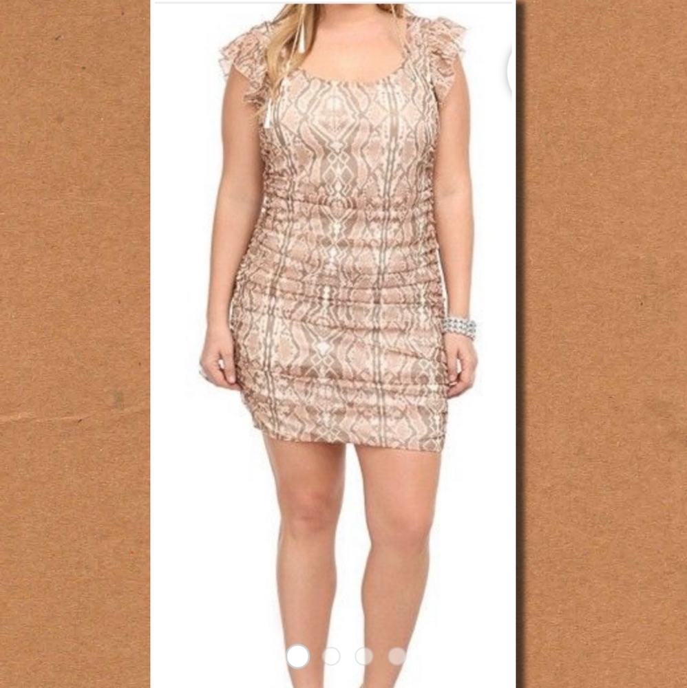 Torrid Snake Print Body Dress